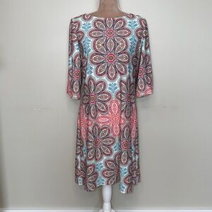 London Times Women’s Colorful Dress
